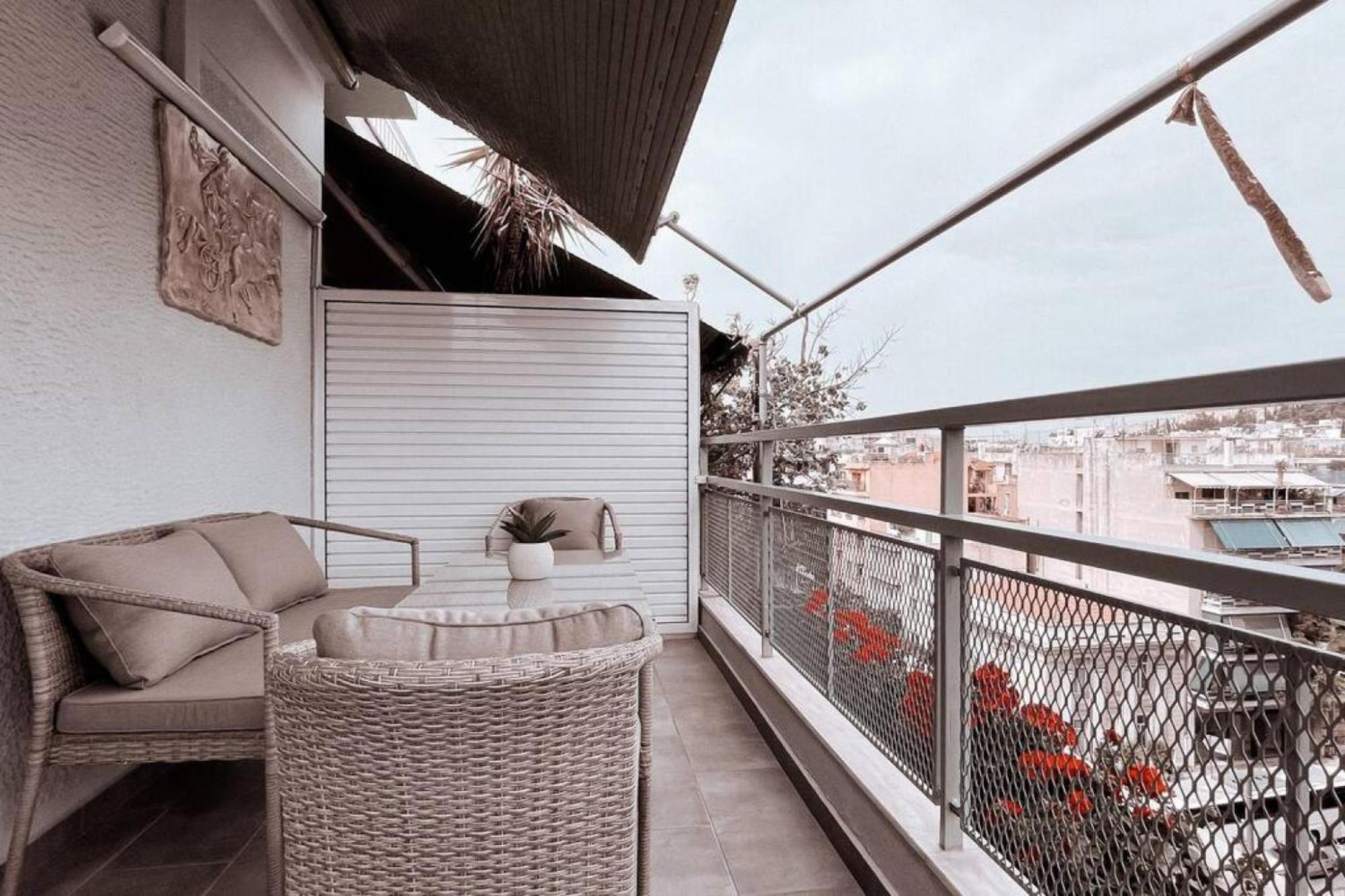 Penthouse - Amazing View In The Center Of Athens Apartamento Exterior foto